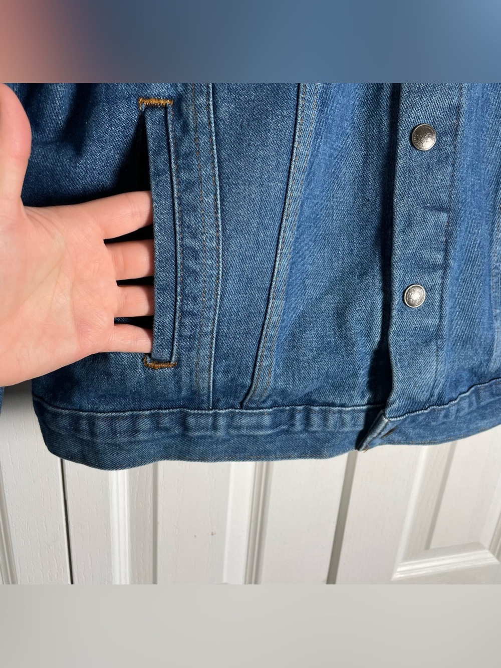 VTG Authentic NRA Gear Denim Jacket Mens Large Heavy Concealed Carry MADE IN USA - Picture 6 of 16